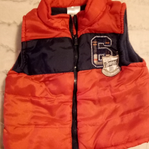 Boy 12 month vest bundle Old Navy Little Lad Warm Fall Cozy  Lot Of 4 - Picture 7 of 8